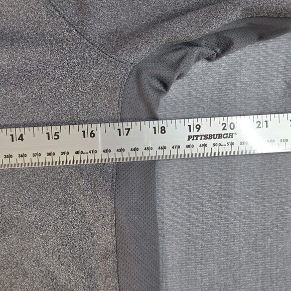 NWT Under Armour ColdGear Fitted Mock Women's Large Charcoal Light Heather Shirt - Picture 8 of 15